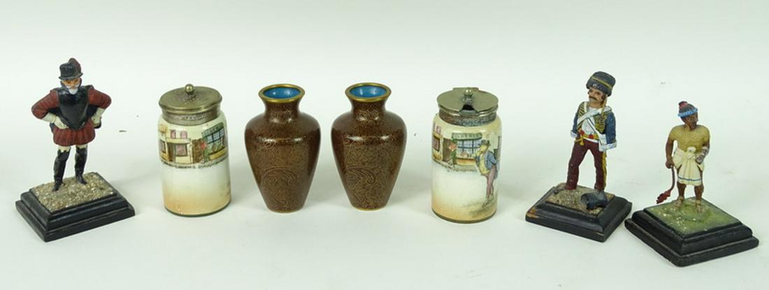 (7) Assorted Items. Royal Doulton. Chinese. FIgure (1 of 4)