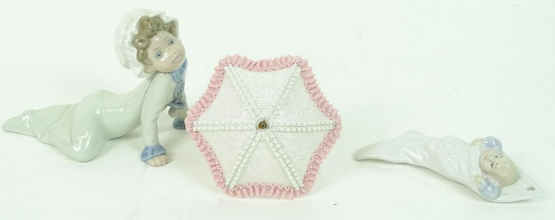 (3) Three Porcelain Figures, Lladro (1 of 3)