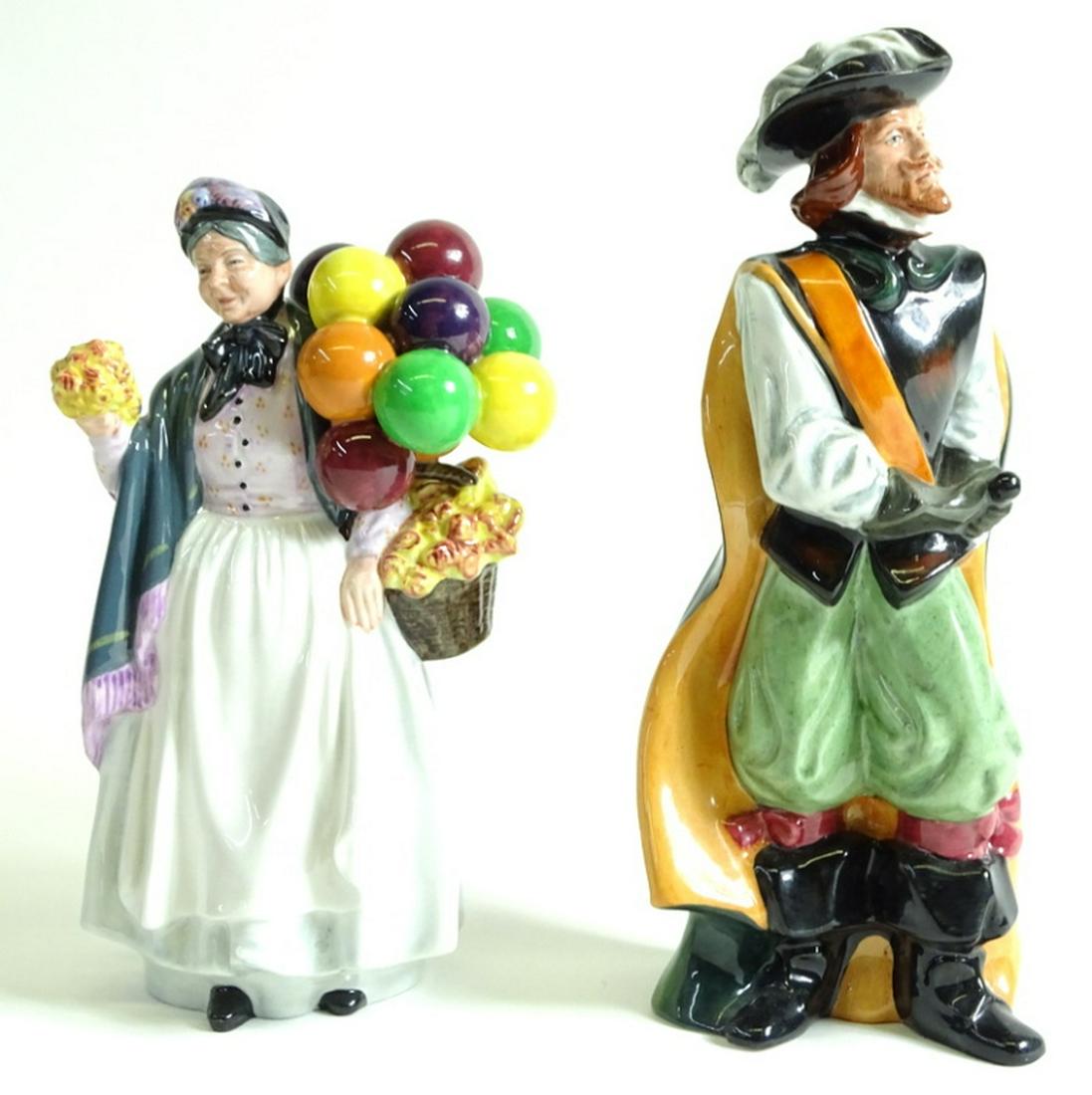 (2) Two Large Royal Doulton Porcelain Figures (1 of 2)