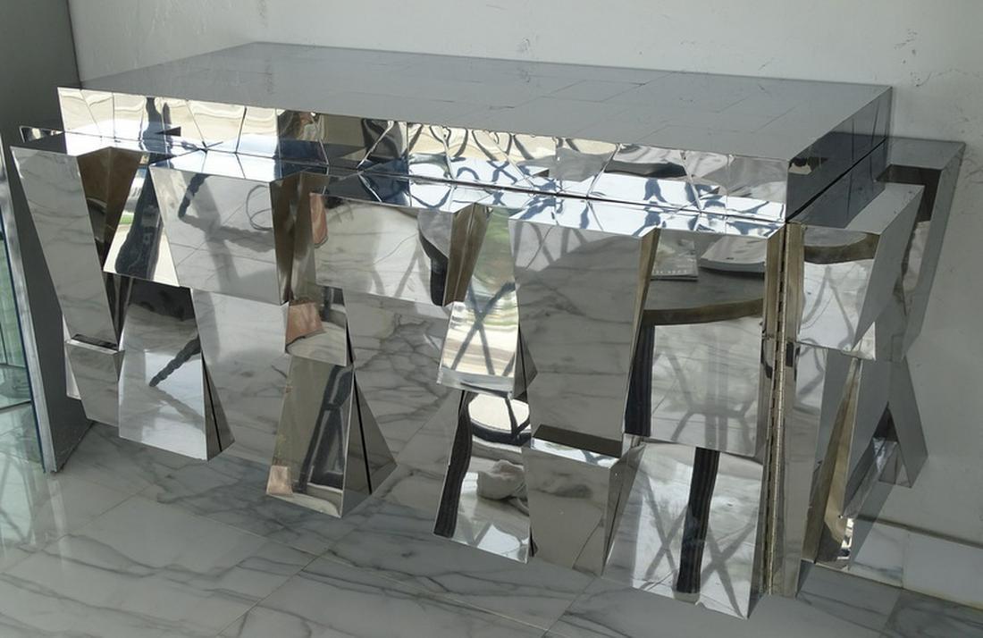 Paul Evans Style Faceted Cabinet Credenza Aug 03 2019 Joshua