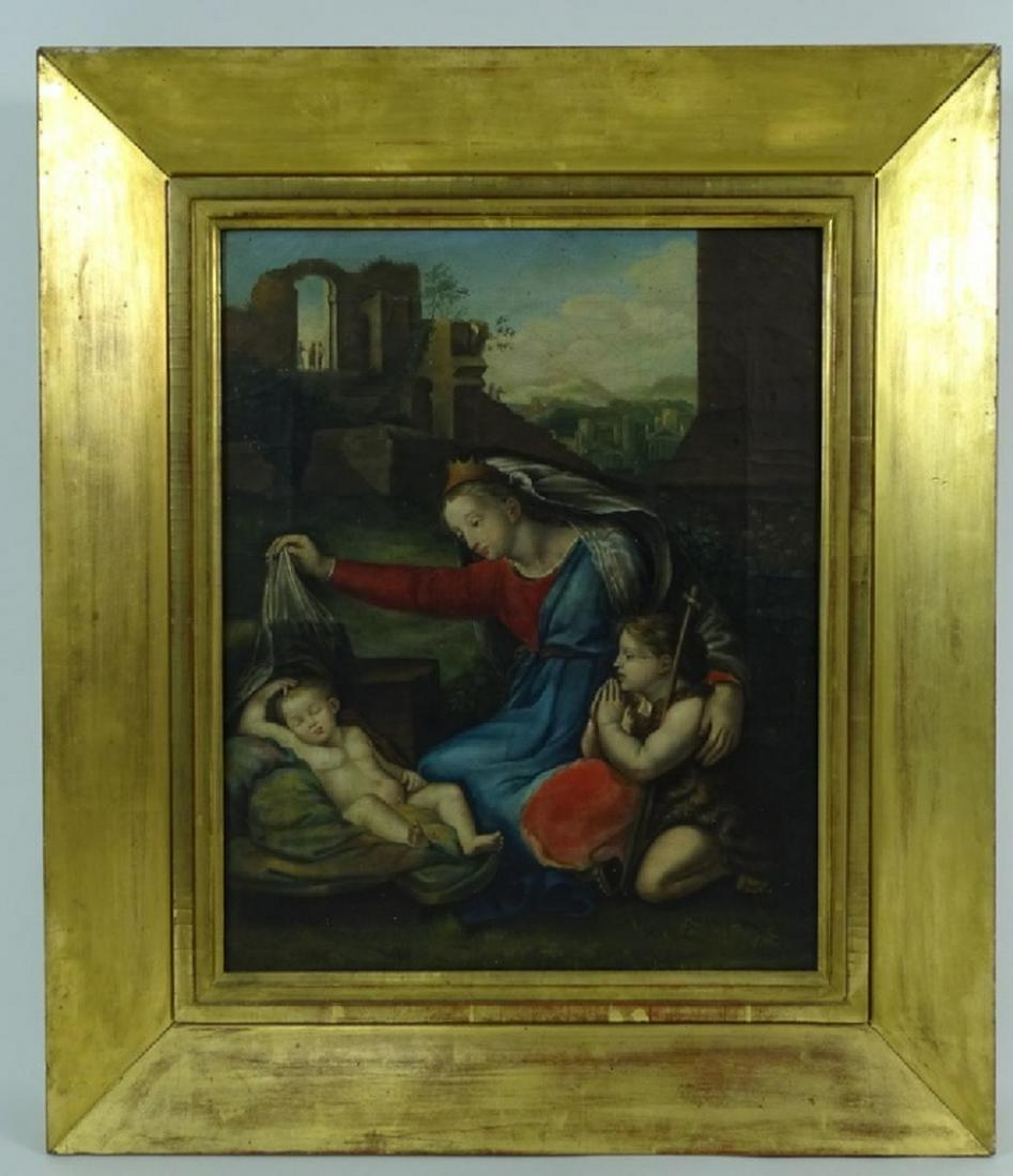 19th century Italian, Artist Unknown, Oil Painting (1 of 4)