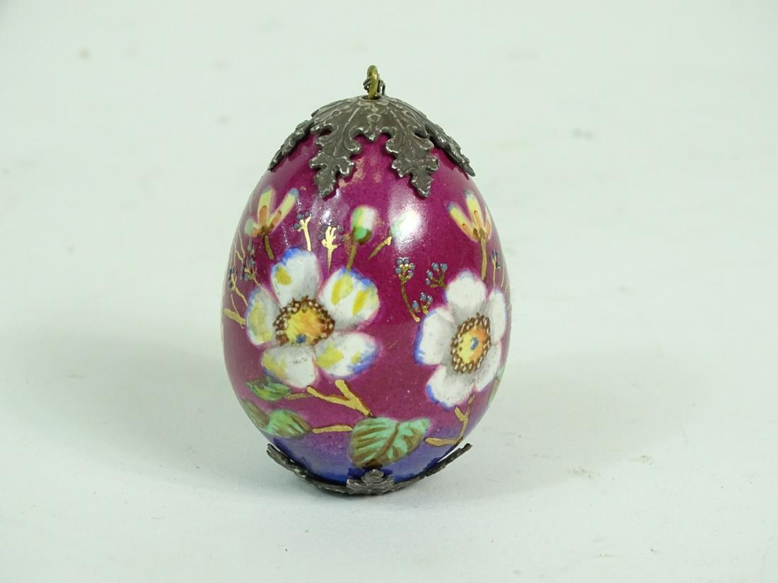 19th century Russian Porcelain Easter Egg. Measure (1 of 3)