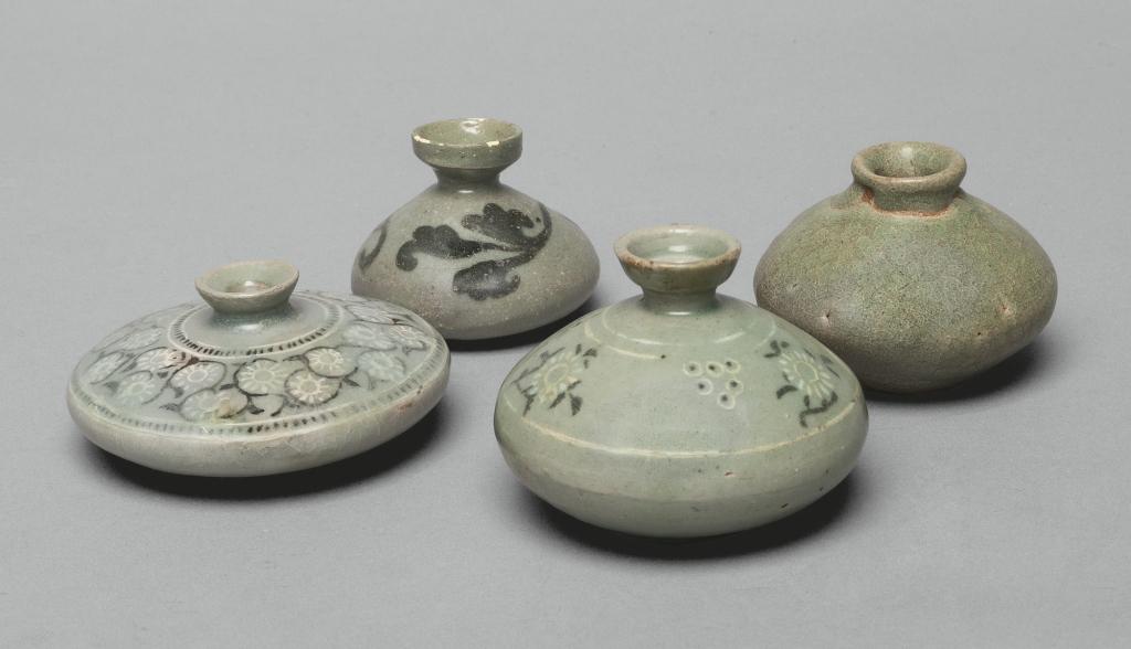 Sotheby's (4) Celadon oil Bottles Goryeo Dynasty (1 of 1)