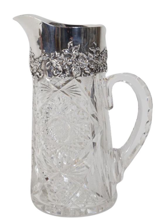 Sterling Silver 925 Crystal Water Pitcher (1 of 4)