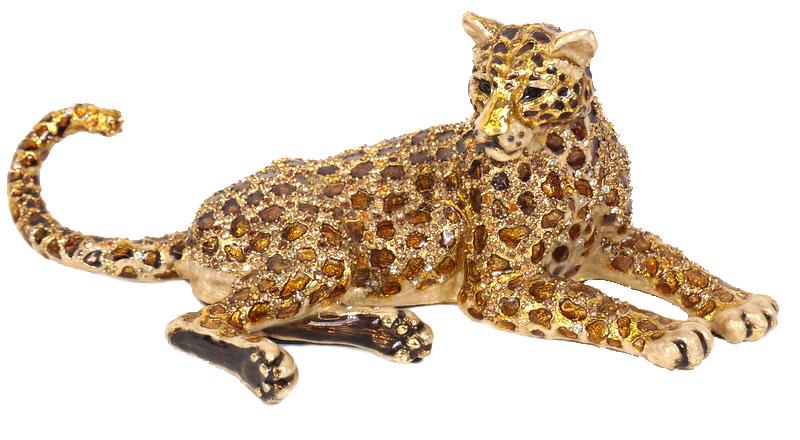 Jay Strongwater Bronze Tiger Sculpture (1 of 3)