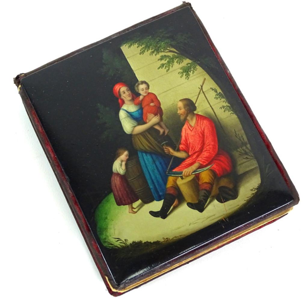 A Russian Lacquer Panel-Mounted Photo Album (1 of 8)