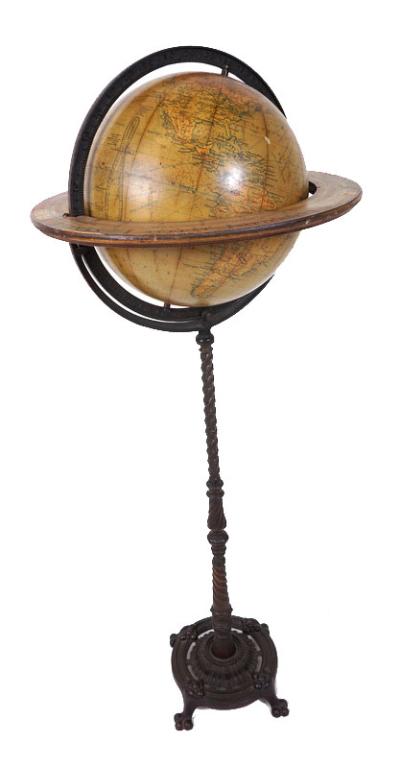 Vintage C.S. Hammond Terrestrial Globe w Stand (1 of 1)