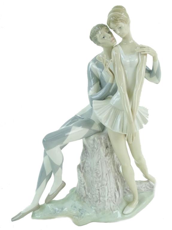 Lladro Ballet Couple Porcelain Figurine "IDYL" (1 of 1)