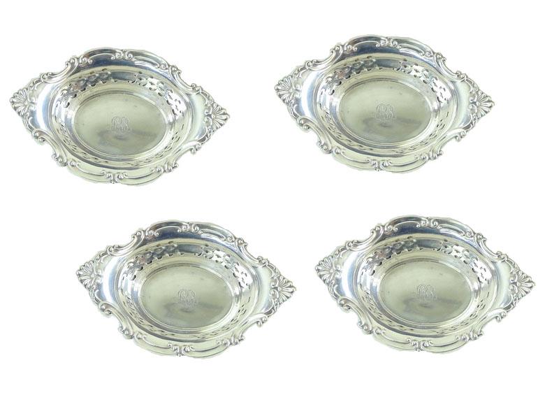 (13) Thirteen Sterling Silver Pierced Dishes (1 of 1)
