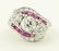 Art Deco Burma Ruby And Diamond Ring - 3