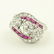 Art Deco Burma Ruby And Diamond Ring - 6