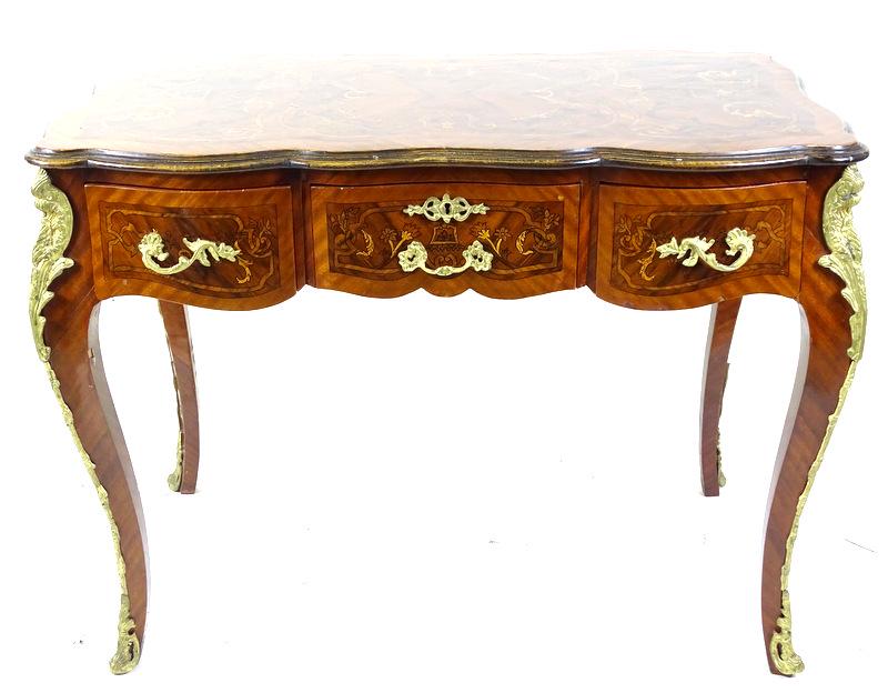 Ornate French Style Writing Desk (1 of 6)