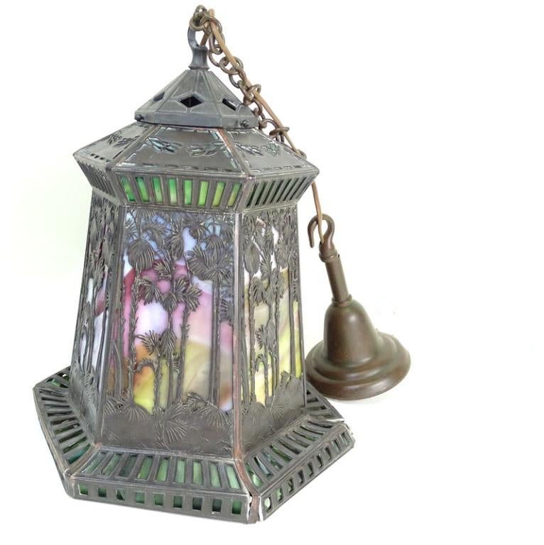 Handel Lamp Company Palm lantern (1 of 4)