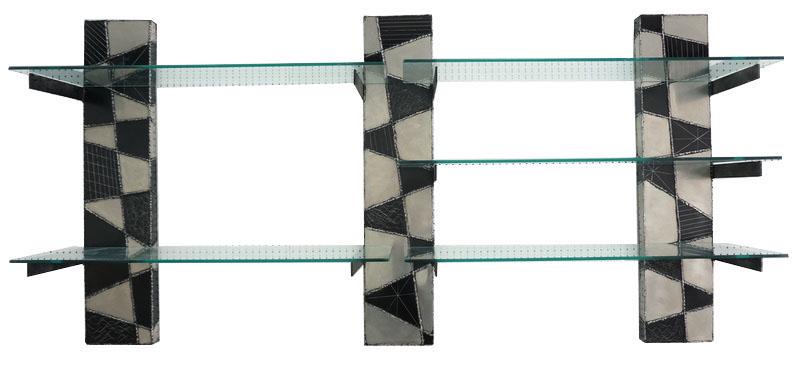 One Paul Evans Style Argente 3-Tier Wall Mount (1 of 2)