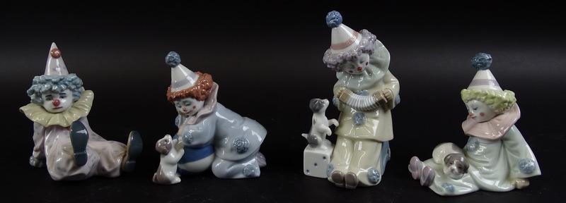 Collection of four Lladro porcelain Figures (1 of 1)
