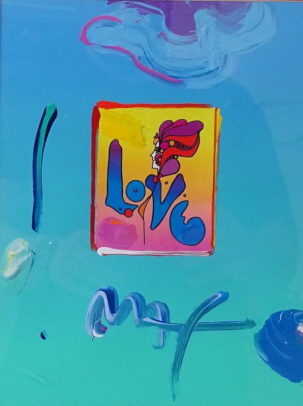 Peter Max (AMERICAN, 1937) "Love" (1 of 3)