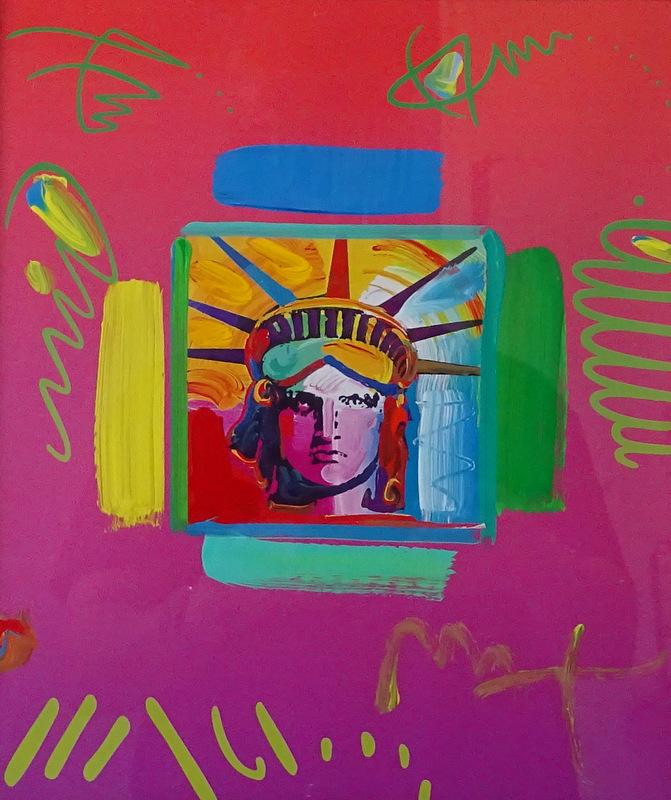 Peter Max (AMERICAN, 1937) "Liberty Head II" (1 of 5)