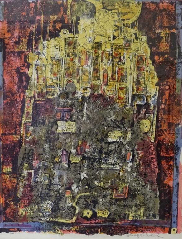 Artist Unknown, Lithograph. Signed And Dated. (1 of 4)