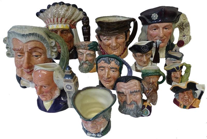 (14) Fourteen Royal Doulton Mugs (1 of 2)