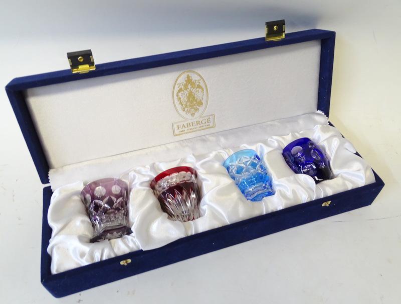 Faberge Crystal Vodka Set In Box (1 of 2)
