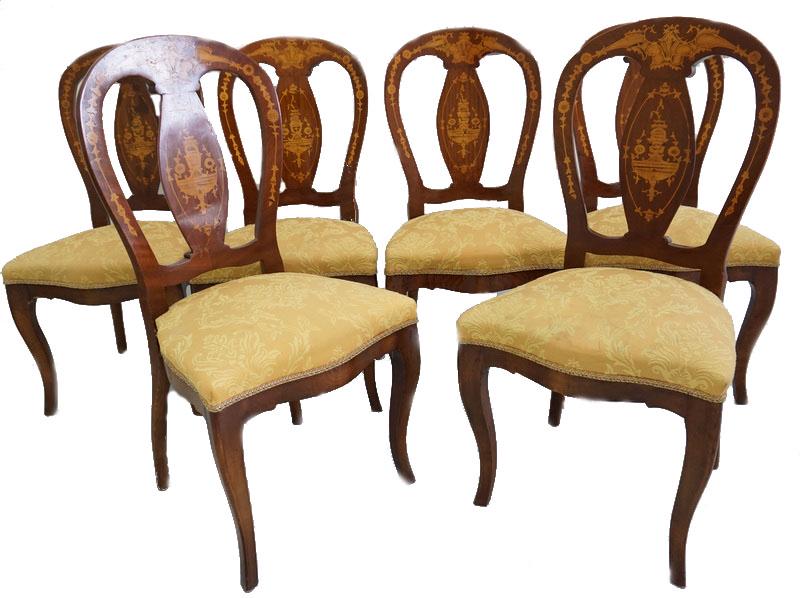 (6) Six French Dinning Chairs (1 of 1)