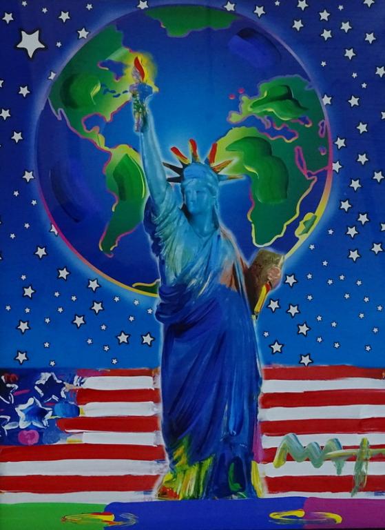 Peter Max (AMERICAN, 1937) "Peace On Earth" (1 of 7)