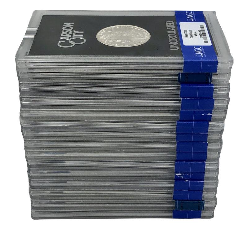 Investment Lot Uncirculated Carson City Silver Dol (1 of 5)