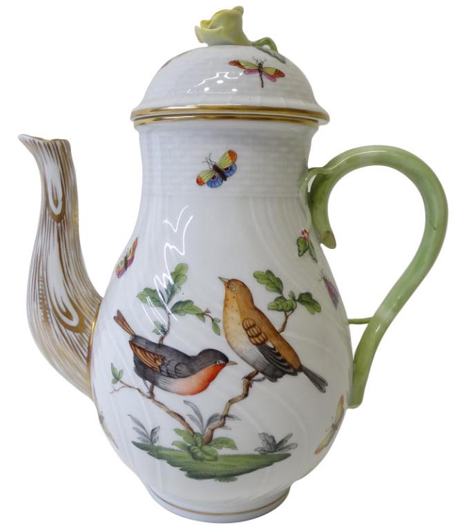 Herend Rothschild Bird Porcelain Teapot (1 of 5)