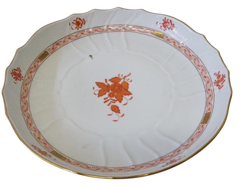 Herend Chinese Bouquet Rust Porcelain Dish (1 of 4)