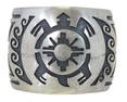 Hopi Traditional Sterling Silver Cuff Bracelet