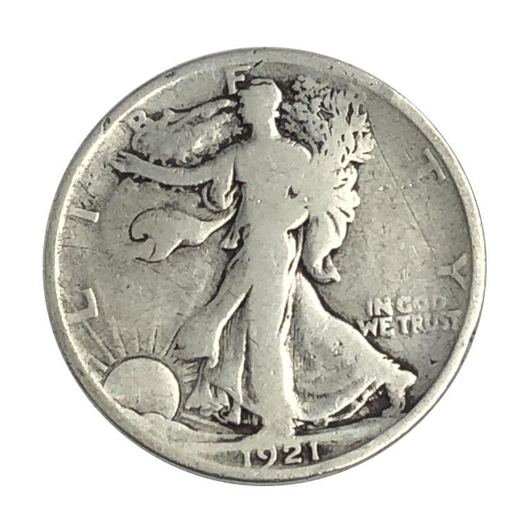 1921 Walking Liberty Half Dollar Coin (1 of 2)