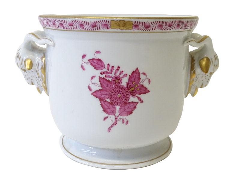 Herend Chinese Bouquet Raspberry Porcelain Vase (1 of 5)