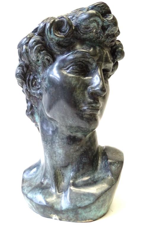 Bronze Bust of David (1 of 2)