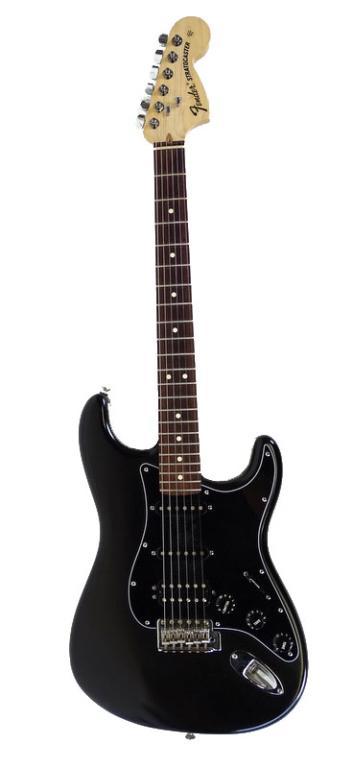 Fender Strat Black guitar (1 of 7)