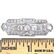 Art Deco Diamond Platinum Brooch - 4
