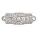 Art Deco Diamond Platinum Brooch - 6