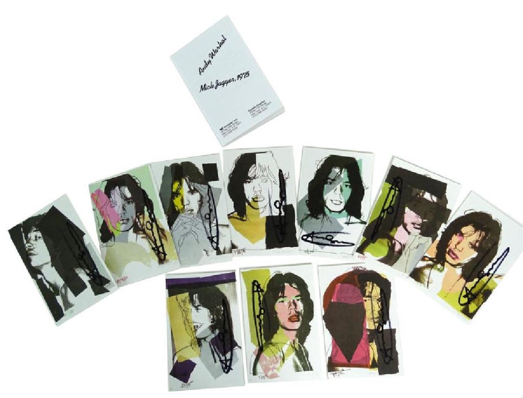 Andy Warhol (AMERICAN, 1928–1987) "Mick Jagger" (1 of 7)