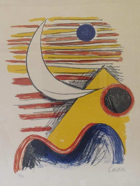 Alexander Calder (American 1898-1976) "La Lune" (1 of 7)