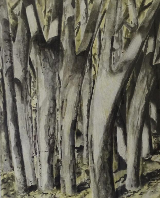 Aquatint Etching, "Celebration," Nona Hershey (1 of 5)