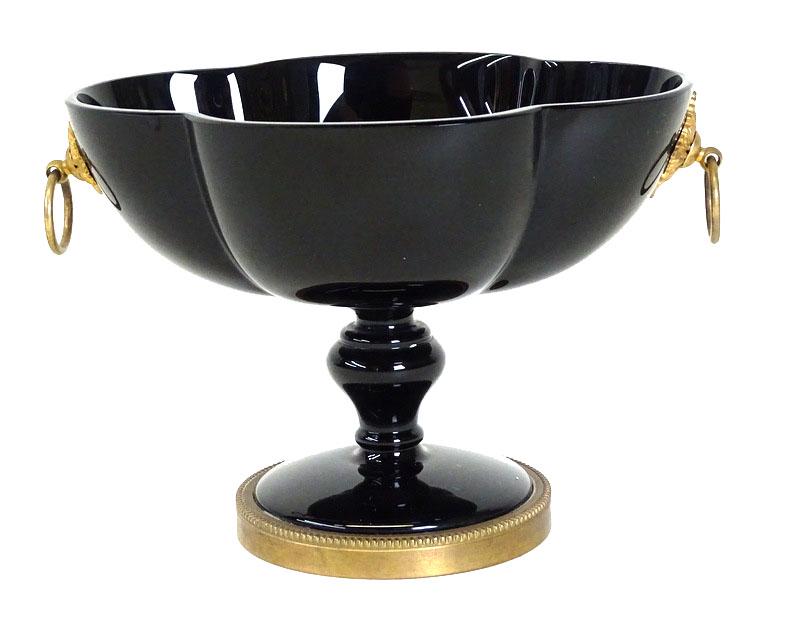 rare baccarat black crystal urn (1 of 5)