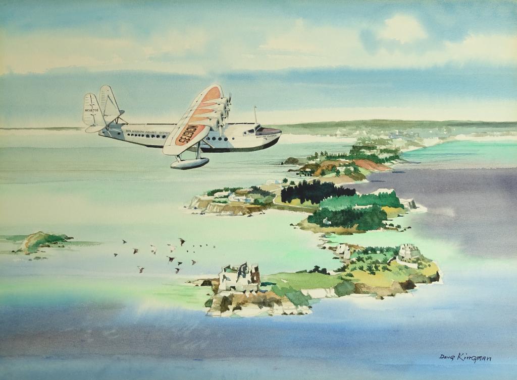 Dong Kingman (1911-2000) Clipper (1 of 3)