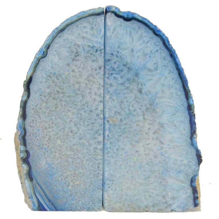 Pair of geode bookends (1 of 2)