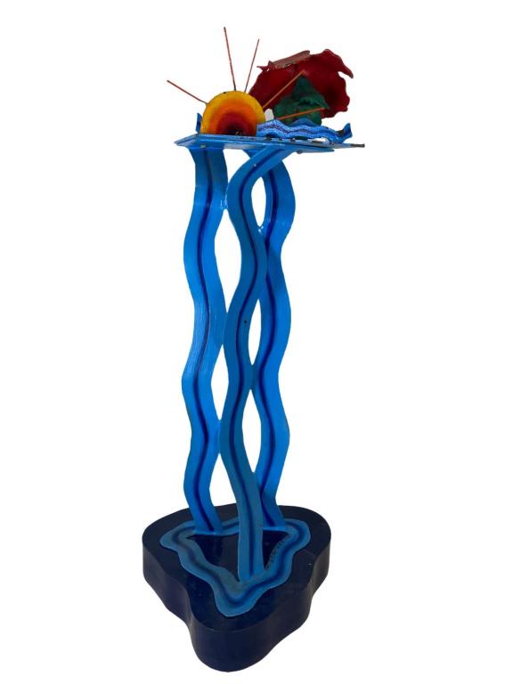 1980'S Garden Flower Sculpture (1 of 5)