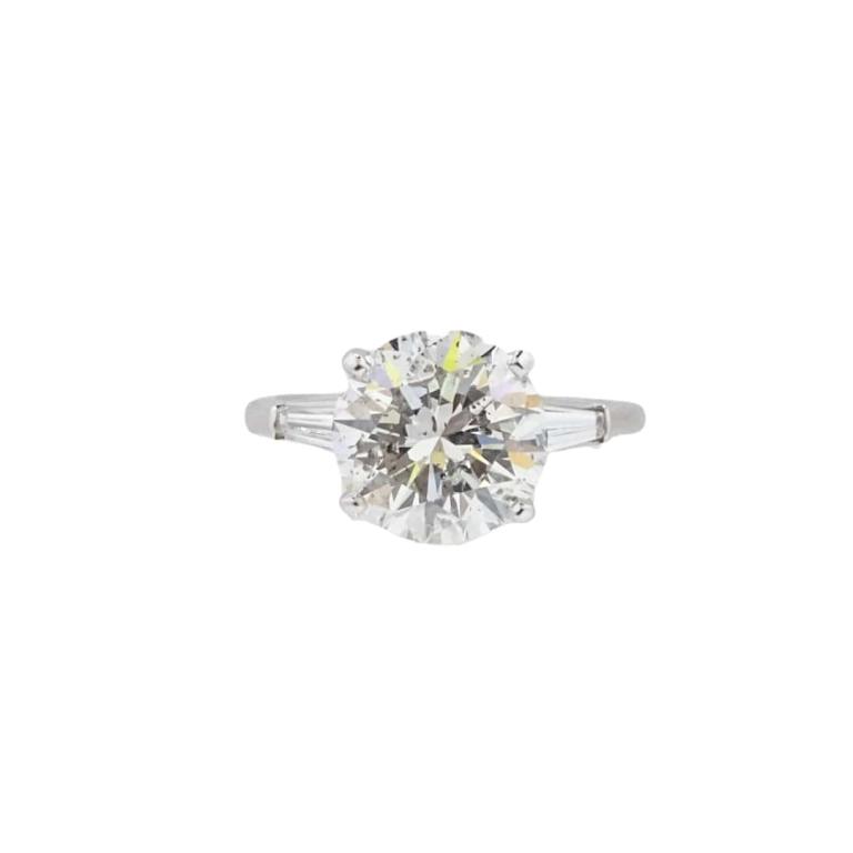 GIA Certified 6.05ct Round Brilliant Cut Diamond (1 of 3)