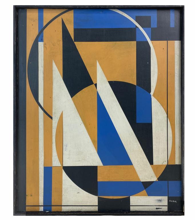 Sandu Darie (Romanian-Cuban) Abstract Painting (1 of 5)