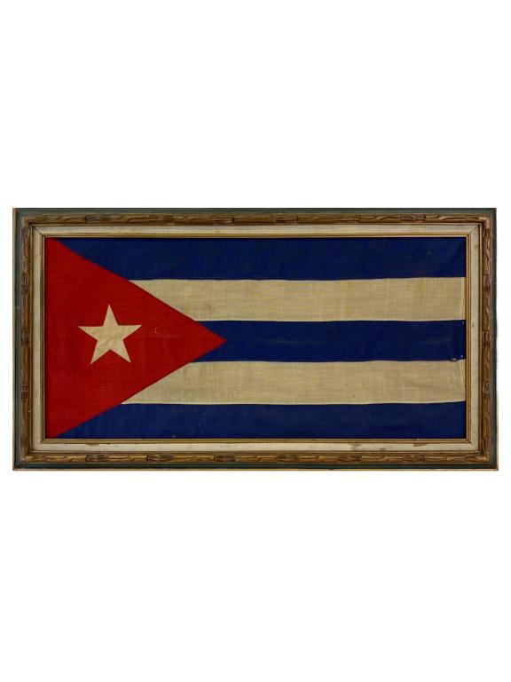 Vintage Framed CUBAN Flag (1 of 4)