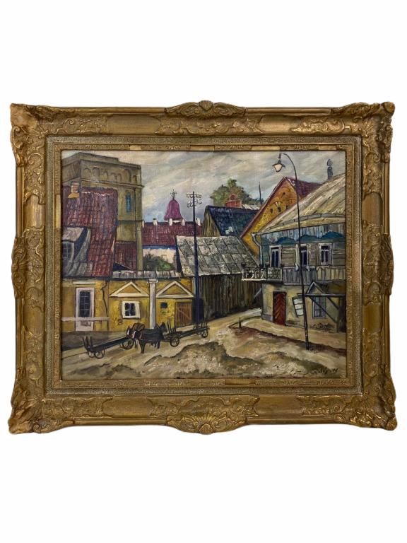 Mstislav Dobuzhinski Village Scene (1 of 4)