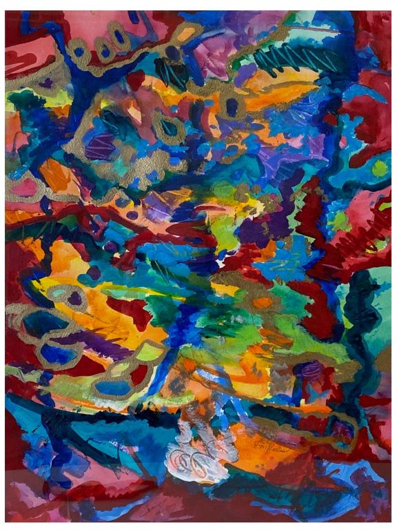 (2) Two Artist Unknown Watercolors Mixed Media (1 of 11)