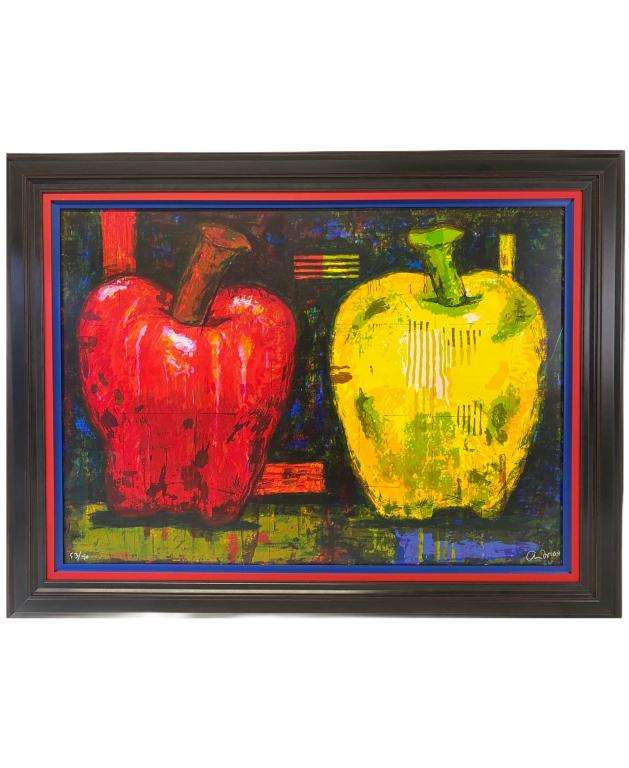 Artist Unknown "Twin Apples" Multiple 50 X 66 (1 of 7)
