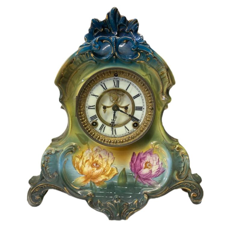 Royal Bonn Porcelain Mantle Clock (1 of 7)